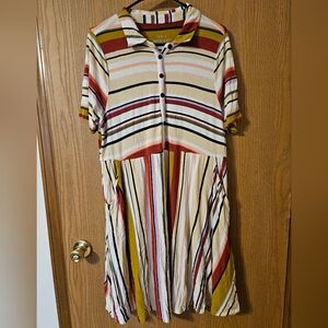 Torrid Super Soft Knits Striped Dress